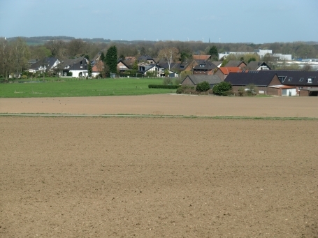 Kempen-Tönisberg : Aussicht von den Schaephuysener Höhen auf den Stadtteil Tönisberg